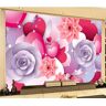 MOBYAT Fotobehang behang 3D behang behang 3D mooie romantische bloemen 3D 430 x 300 cm