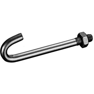 Alberts 672515 haakschroef accessoires voor industrieel programma, zilver Alberts 672515 haakschroef accessoires voor industrieel programma, zilver