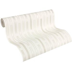 Architects Paper Vliesbehang AP 2000 Design by F.A. Porsche behang DashLine puristisch 10,05 m x 0,53 m grijs metallic wit Made in Germany 303501 30350-1 Architects Paper Vliesbehang AP 2000 Design by F.A. Porsche behang DashLine puristisch 10,05 m x 0,53 m grijs metallic wit Made in Germany 303501 30350-1