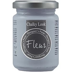 FLEUR DESIGNER'S PAINT Fleur Paint 12088 Minerale verf op waterbasis, 130 ml, Hamptons Blue FLEUR DESIGNER'S PAINT Fleur Paint 12088 Minerale verf op waterbasis, 130 ml, Hamptons Blue