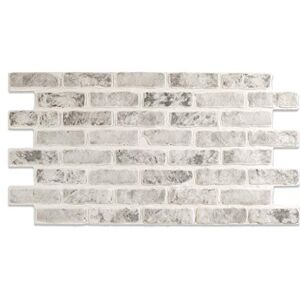 Decoresin Faux bakstenen bekleding panelen MONOCROM 110 cm x 56 cm x 2 cm Decoresin Faux bakstenen bekleding panelen MONOCROM 110 cm x 56 cm x 2 cm