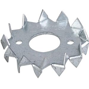 Alberts 836542 schijfplug met tanden, zilver Alberts 836542 schijfplug met tanden, zilver