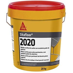 SIKA floor 2020 Gekleurde acrylcoating, donkergrijs, voor vloeren, garages en cementoppervlakken, gebruik binnen of buiten, 20 kg SIKA floor 2020 Gekleurde acrylcoating, donkergrijs, voor vloeren, garages en cementoppervlakken, gebruik binnen of buiten, 20 kg