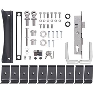 Alberts 678159 Accessoireset Flexo voor enkele deur 1400 tot 2000 mm hoogte onbewerkt staal, verzinkt antraciet kunststof gecoat RAL 7016 Alberts 678159 Accessoireset Flexo voor enkele deur 1400 tot 2000 mm hoogte onbewerkt staal, verzinkt antraciet kunststof gecoat RAL 7016