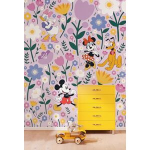 KOMAR Disney Mickey Mouse en Minnie Mouse Botanische Lente - Behang KOMAR Disney Mickey Mouse en Minnie Mouse Botanische Lente - Behang