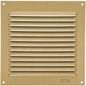 Amig Vierkant aluminium rooster Luchtuitlaatventilatie Ideaal voor keuken- en badkamerplafonds Afmetingen: 150 x 150 mm Kleur: Goud Amig Vierkant aluminium rooster Luchtuitlaatventilatie Ideaal voor keuken- en badkamerplafonds Afmetingen: 150 x 150 mm Kleur: Goud