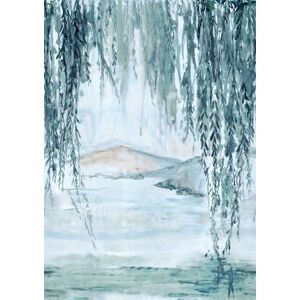 Rasch Behang 360783 Fotobehang op vlies met kunstzinnig landschap in groen, blauw, bruin en wit uit de collectie Magicwalls 3,00 m x 2,12 m (L x B) Rasch Behang 360783 Fotobehang op vlies met kunstzinnig landschap in groen, blauw, bruin en wit uit de collectie Magicwalls 3,00 m x 2,12 m (L x B)