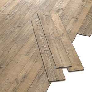 ARTENS pvc-vloerbedekking Camden Old click vinyl planken vinyl vloer natuurlijk houteffect goud beige Forte dikte 4,2 mm 1,54m²/7 planken