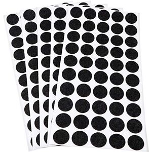 Adsamm ® / 250 x zelfklevende viltdoppen/zwart/ø 20 mm/rond / 1,5 mm dunne zelfklevende meubelglijders van vilt Adsamm ® / 250 x zelfklevende viltdoppen/zwart/ø 20 mm/rond / 1,5 mm dunne zelfklevende meubelglijders van vilt