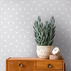 Architects Paper Behang Art Deco Grijs Zilver Wit Arcade 391754 Vliesbehang Retro 10,05 m x 0,53 m Made in Germany Architects Paper Behang Art Deco Grijs Zilver Wit Arcade 391754 Vliesbehang Retro 10,05 m x 0,53 m Made in Germany