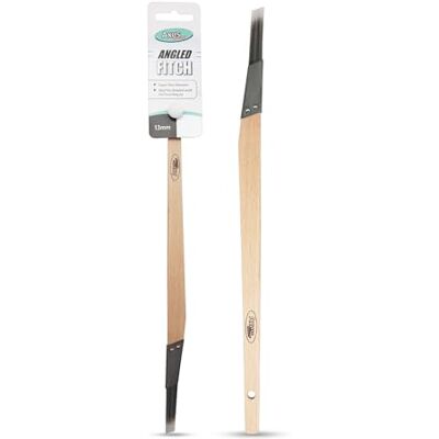 Axus Décor Axus Decor Angled Fitch Penseel (Grey Series) 13 mm Voor alle verven, filamenten, voor gedetailleerd werk en bijwerken, comfortabele handgreep, roestvrij staal, grijs Axus Décor Axus Decor Angled Fitch Penseel (Grey Series) 13 mm Voor alle verven, filamenten, voor gedetailleerd werk en bijwerken, comfortabele handgreep, roestvrij staal, grijs