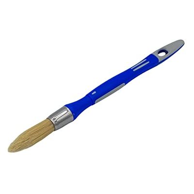 SAVY Ronde reservekwast van 2 materialen, mat, fluweel, satijn nr. 3/0 ø 15 mm, blauw SAVY Ronde reservekwast van 2 materialen, mat, fluweel, satijn nr. 3/0 ø 15 mm, blauw