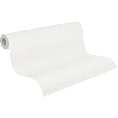 A.S. Création vliesbehang met textielstructuur in grijs, wit – lichte effen behang 10,05 m x 0,53 m – 790981 A.S. Création vliesbehang met textielstructuur in grijs, wit – lichte effen behang 10,05 m x 0,53 m – 790981