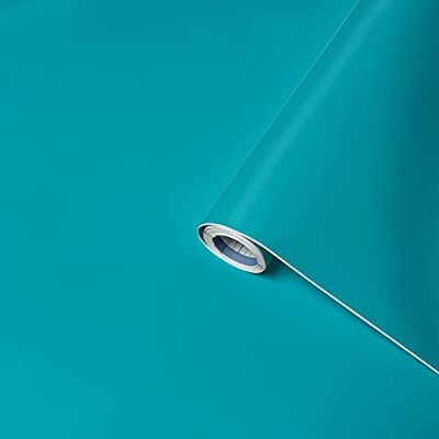 Venilia Blau petrol Groen blauw Groen zee Behang - Behang Venilia Blau petrol Groen blauw Groen zee Behang - Behang