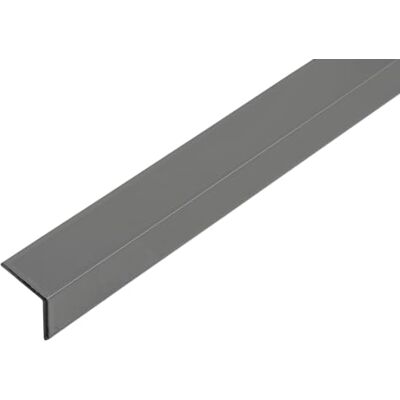 Alberts 434779 Hoekprofiel ALU-antraciet-kunststof-gecoat-1000 x 14,5 x 11,5 x 1,3 mm, houtskool Alberts 434779 Hoekprofiel ALU-antraciet-kunststof-gecoat-1000 x 14,5 x 11,5 x 1,3 mm, houtskool