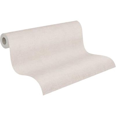 A.S. Création vliesbehang met textielstructuur in grijs, lichtgrijs – lichte effen behang 10,05 m x 0,53 m – 791653 A.S. Création vliesbehang met textielstructuur in grijs, lichtgrijs – lichte effen behang 10,05 m x 0,53 m – 791653