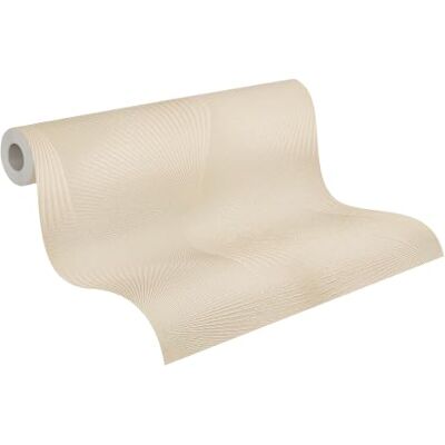 A.S. Création Vliesbehang 3D-ruiten – crème, wit – 10,05 x 0,53 m Naadloos behang met geometrische diepte – glanzend, moderne look, restloos droog afneembaar A.S. Création Vliesbehang 3D-ruiten – crème, wit – 10,05 x 0,53 m Naadloos behang met geometrische diepte – glanzend, moderne look, restloos droog afneembaar