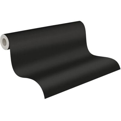 A.S. Création ATTRACTIVE 3 vliesbehang, bloemen- en grafisch patroon, natuurlijke kleuren, gestructureerd oppervlak, eenkleurig, 10,05 m x 0,53 m, zwart 791936 A.S. Création ATTRACTIVE 3 vliesbehang, bloemen- en grafisch patroon, natuurlijke kleuren, gestructureerd oppervlak, eenkleurig, 10,05 m x 0,53 m, zwart 791936