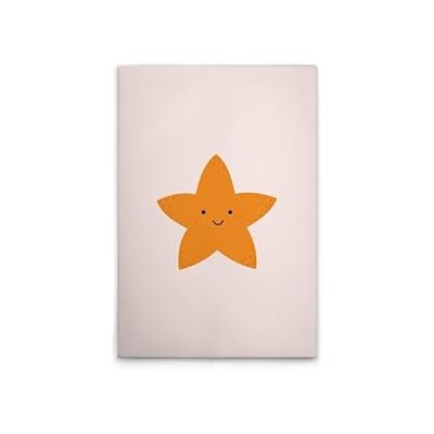 A.S. Création Canvasfoto ster kinderkamer wandafbeelding in beige, geel 50 x 75 cm DD132847 A.S. Création Canvasfoto ster kinderkamer wandafbeelding in beige, geel 50 x 75 cm DD132847