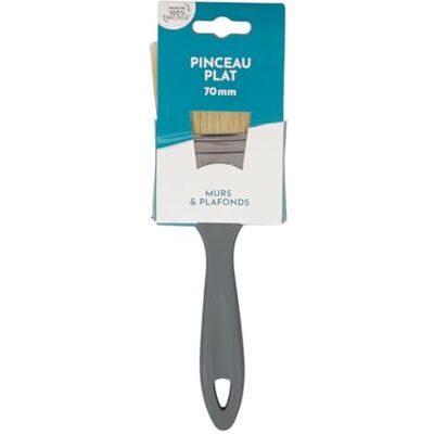 Cogex Platte kwast, plat penseel Grote platte kwast Breedte: 70mm Handvat van 100% gerecycled kunststof voor muren en plafonds voor vlakke oppervlakken voor alle soorten verf Cogex Platte kwast, plat penseel Grote platte kwast Breedte: 70mm Handvat van 100% gerecycled kunststof voor muren en plafonds voor vlakke oppervlakken voor alle soorten verf
