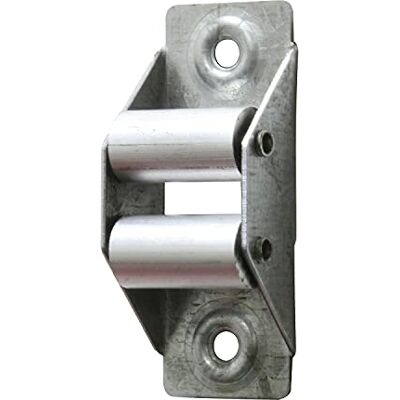 Amig Stalen geleider met aluminium rollen voor rolgordijnoproller, solide en duurzame bandgeleider voor 22 mm brede banden, zilver Amig Stalen geleider met aluminium rollen voor rolgordijnoproller, solide en duurzame bandgeleider voor 22 mm brede banden, zilver