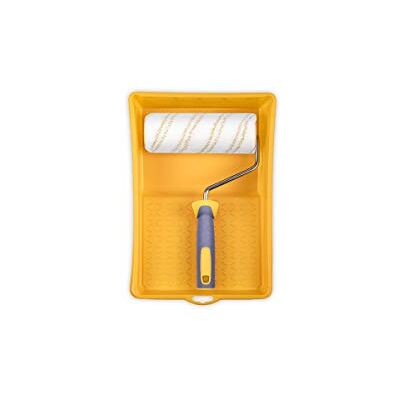 HARDY WORKING TOOLS 3-delige verfroller 18 cm Maxprofi met verfbak 32x38 cm. Inclusief roller 48 mm voor acrylverf en 12 mm voor siliconenverf, gemaakt van polyamide HARDY WORKING TOOLS 3-delige verfroller 18 cm Maxprofi met verfbak 32x38 cm. Inclusief roller 48 mm voor acrylverf en 12 mm voor siliconenverf, gemaakt van polyamide