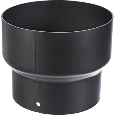 Kamino-Flam Kamino Flam kachelpijpverkleining, zwart, Ø 150/130 mm Kamino-Flam Kamino Flam kachelpijpverkleining, zwart, Ø 150/130 mm