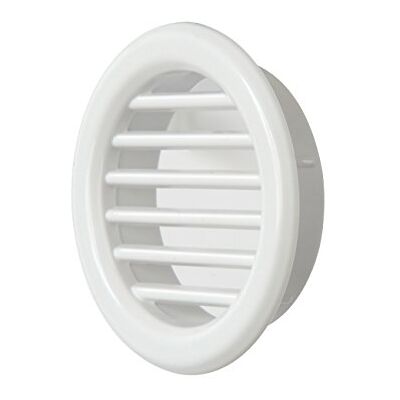 La Ventilazione T3B Ventilatierooster, rond, van kunststof, voor inbouw, wit, 32 mm La Ventilazione T3B Ventilatierooster, rond, van kunststof, voor inbouw, wit, 32 mm