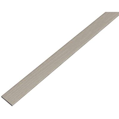 Alberts 488666 platte buis zelfklevend aluminium, rvs-look, donker 1000 x 15 x 2 mm Alberts 488666 platte buis zelfklevend aluminium, rvs-look, donker 1000 x 15 x 2 mm