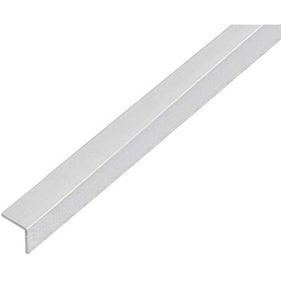 Alberts 489243 hoekprofiel zelfklevend aluminium, glasparelgestraald zilver 1000 x 20 x 20 mm Alberts 489243 hoekprofiel zelfklevend aluminium, glasparelgestraald zilver 1000 x 20 x 20 mm