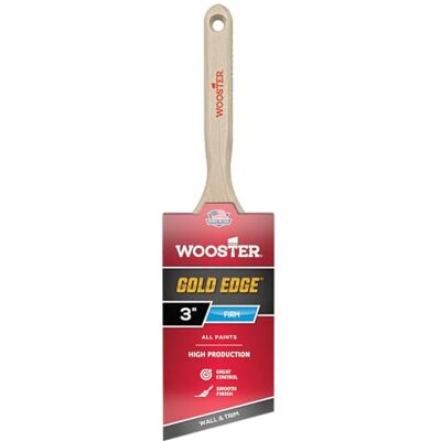 Wooster Brush Gold Edge Hoek Sash Paintbrush, massief, Geen, 7,5 cm Wooster Brush Gold Edge Hoek Sash Paintbrush, massief, Geen, 7,5 cm