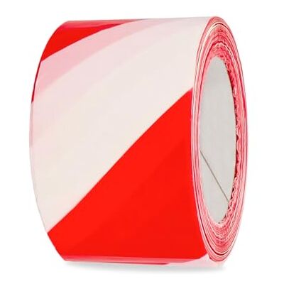 Amig Niet-klevende afzettape Voor gevaarsaanduidingen en waarschuwingen Waterdicht en flexibel PVC 70 mm x 200 m Rood-witte tape Amig Niet-klevende afzettape Voor gevaarsaanduidingen en waarschuwingen Waterdicht en flexibel PVC 70 mm x 200 m Rood-witte tape