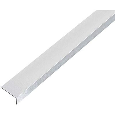 Alberts 489250 hoekprofiel zelfklevend aluminium, glasparelgestraald zilver 1000 x 20 x 20 mm Alberts 489250 hoekprofiel zelfklevend aluminium, glasparelgestraald zilver 1000 x 20 x 20 mm