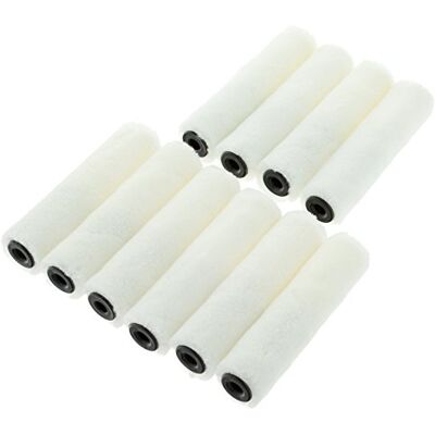 CORAL 41739 Verf Mini Roller Cover met een Velours Sleeve Stof 4 "10 Stuk Pack Set CORAL 41739 Verf Mini Roller Cover met een Velours Sleeve Stof 4 "10 Stuk Pack Set