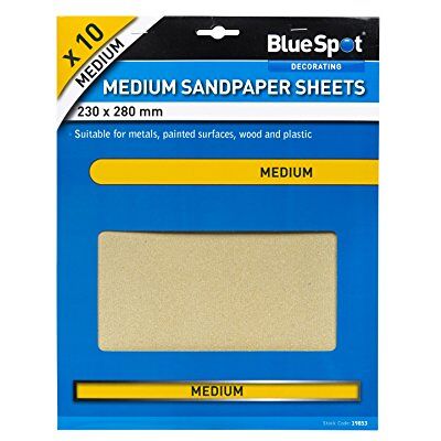 BLUE SPOT TOOLS - 19853 - Zwart - 230x280 mm - Schuurpapier BLUE SPOT TOOLS - 19853 - Zwart - 230x280 mm - Schuurpapier