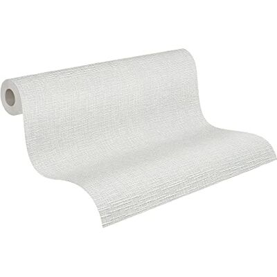 A.S. Création overschilderbaar vliesbehang meestervlies behang 25,00 m x 1,06 m wit Made in Germany 590817 5908-17 A.S. Création overschilderbaar vliesbehang meestervlies behang 25,00 m x 1,06 m wit Made in Germany 590817 5908-17