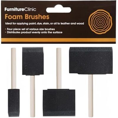 Furniture Clinic Schuimborstels voor het aanbrengen van kleurstof, verf, vlek, vernis en olie op hout. Furniture Clinic Schuimborstels voor het aanbrengen van kleurstof, verf, vlek, vernis en olie op hout.