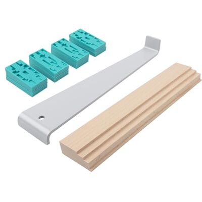 wolfcraft 22-dlg. Legset voor Laminaat, Parket en Kurk Parketleggerset Inclusief trekijzer, slaghout en 20 afstandshouders voor naadloze dilatatievoegen bij vloeren leggen. 6931000 wolfcraft 22-dlg. Legset voor Laminaat, Parket en Kurk Parketleggerset Inclusief trekijzer, slaghout en 20 afstandshouders voor naadloze dilatatievoegen bij vloeren leggen. 6931000