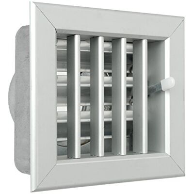 GCSIAL Ventilatie rooster - 140x130 mm, 100 mm inlaat - Aluminium GCSIAL Ventilatie rooster - 140x130 mm, 100 mm inlaat - Aluminium