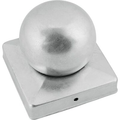 Connex Paalkap met kogel 90 x 90 mm, thermisch verzinkt, HV4293 Weerbescherming voor palen en hekken, paalkap, hekafdekking, hekkap, zuilkap, 90 x 90 mm, 90 mm, verzinkt Connex Paalkap met kogel 90 x 90 mm, thermisch verzinkt, HV4293 Weerbescherming voor palen en hekken, paalkap, hekafdekking, hekkap, zuilkap, 90 x 90 mm, 90 mm, verzinkt