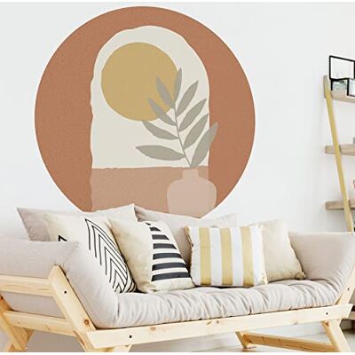 Ambiance Sticker Voorgelijmd vliesbehang reuzenmuurschilderingen ABSTRAITE ZONNEDAG decoratieve lijm 90 x 90 cm Ambiance Sticker Voorgelijmd vliesbehang reuzenmuurschilderingen ABSTRAITE ZONNEDAG decoratieve lijm 90 x 90 cm