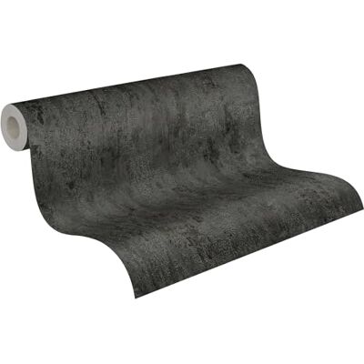 A.S. Création Uni Behang Elements Vliesbehang 10.05 m x 0.53 m Zwart Zilver Grijs Gemaakt in duitsland 326515 32651-5 A.S. Création Uni Behang Elements Vliesbehang 10.05 m x 0.53 m Zwart Zilver Grijs Gemaakt in duitsland 326515 32651-5