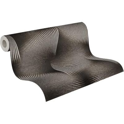 A.S. Création Vliesbehang 3D-ruiten – zwart, grijs – 10,05 x 0,53 m Naadloos behang met geometrische diepte – glanzend, moderne look, restloos droog afneembaar A.S. Création Vliesbehang 3D-ruiten – zwart, grijs – 10,05 x 0,53 m Naadloos behang met geometrische diepte – glanzend, moderne look, restloos droog afneembaar