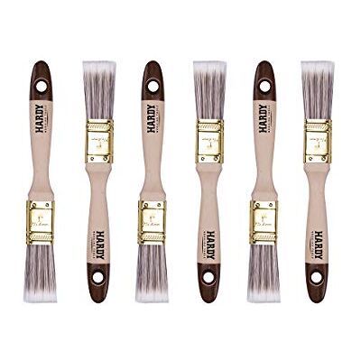 HARDY WORKING TOOLS - Verfspenseelset Serie 45, 6 stuks - 25mm HARDY WORKING TOOLS - Verfspenseelset Serie 45, 6 stuks - 25mm