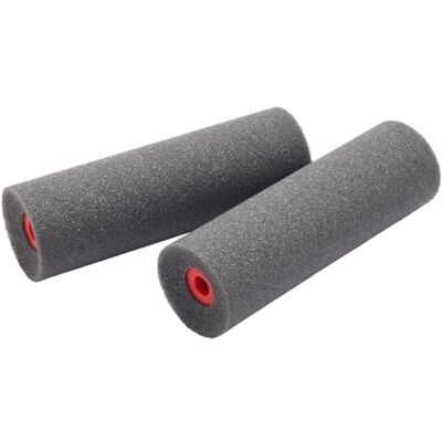 ProDec 2 stuks 4 inch hoge dichtheid schuim concave schuim mini verfrollers voor een gladde afwerking met glans en satijnen verf op plinten, vensterbanken, paneeldeuren, kasten, metaal en meer, 4 inch ProDec 2 stuks 4 inch hoge dichtheid schuim concave schuim mini verfrollers voor een gladde afwerking met glans en satijnen verf op plinten, vensterbanken, paneeldeuren, kasten, metaal en meer, 4 inch