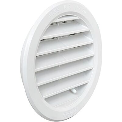 La Ventilazione T10DRB wit rond kunststof ventilatierooster 97 mm diameter (binnen) 120 mm (buiten) La Ventilazione T10DRB wit rond kunststof ventilatierooster 97 mm diameter (binnen) 120 mm (buiten)