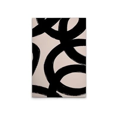 A.S. Création Canvas Canvas Minimalistisch Zwart Beige Muurschildering in Crème, Zwart 50 x 75 cm DD132612 A.S. Création Canvas Canvas Minimalistisch Zwart Beige Muurschildering in Crème, Zwart 50 x 75 cm DD132612