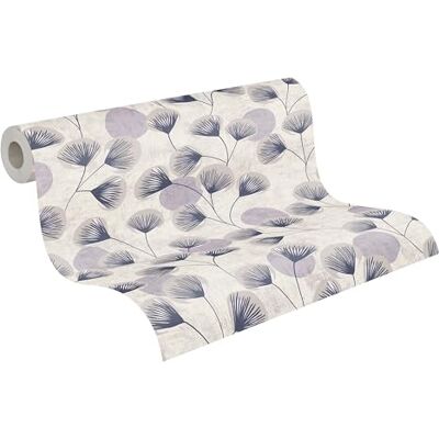 A.S. Création vliesbehang met bloemenmotief in blauw, grijs, wit – scandinavisch bloemenbehang 10,05 m x 0,53 m – 791512 A.S. Création vliesbehang met bloemenmotief in blauw, grijs, wit – scandinavisch bloemenbehang 10,05 m x 0,53 m – 791512