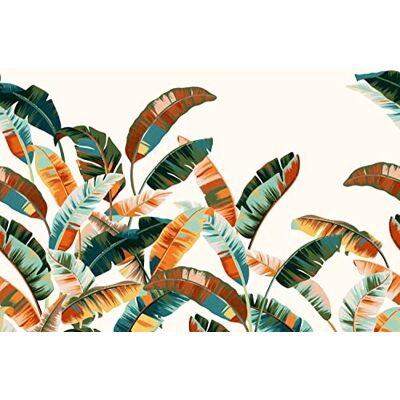 Natuur Etnisch Palm Tuin Wand - Wand Muur Natuur Etnisch Palm Tuin Wand - Wand Muur