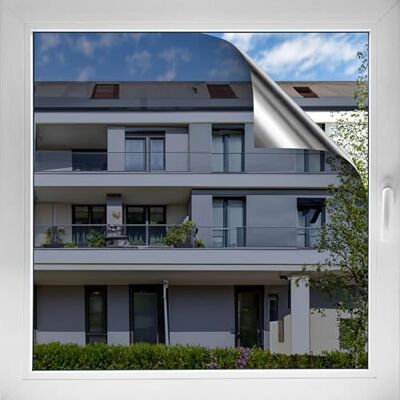 d-c-fix Zelfklevend Spiegelfolie (67,5x150cm) Raamfolie Privacy Bescherming van Buiten, Transparant van Binnen (overdag) – 99% UV-Bescherming, Reflecterende Folie d-c-fix Zelfklevend Spiegelfolie (67,5x150cm) Raamfolie Privacy Bescherming van Buiten, Transparant van Binnen (overdag) – 99% UV-Bescherming, Reflecterende Folie